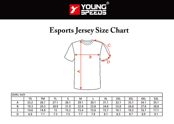 EJZ6 Sublimated Custom Esports Team Gaming Jerseys - YoungSpeeds