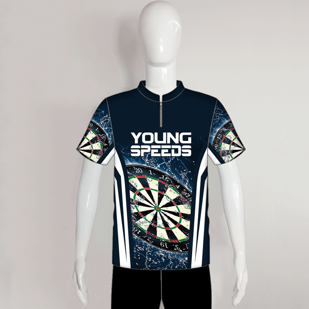 DSX4 Darts Board in Water Cool Custom Dart Shirts and Jerseys - YoungSpeeds