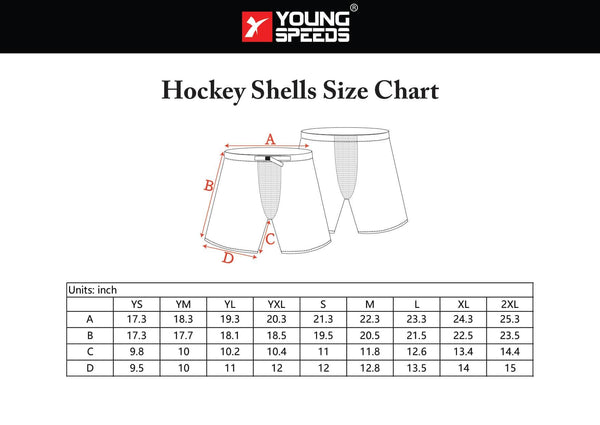Custom Sublimated Hockey Pant Shells Shorts - DESIGN YOUR OWN - YoungSpeeds