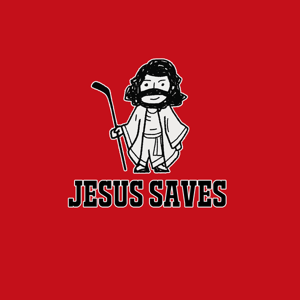 HJQ3 Jesus Saves Custom Sublimated Funny Hockey Jerseys - YoungSpeeds