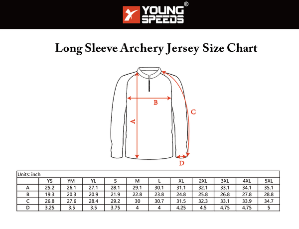 LAJZ22 Gold Blue Custom Long Sleeve Archery Club Team Jerseys - YoungSpeeds