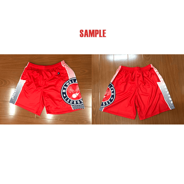 Sublimated Custom Lacrosse Shorts - DESIGN YOUR OWN - YoungSpeeds